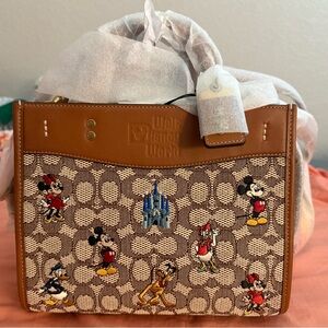 Coach X Disney Rogue bag 25 Signature Jacquard w/ Mickey & Friends Embroidery